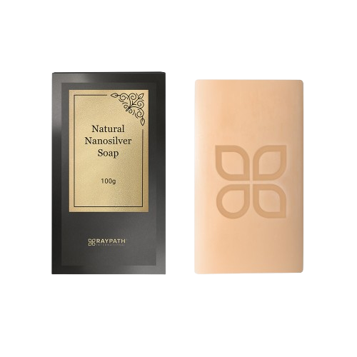 Brūnās ziepes ar nanosudrabu kastītē 100g