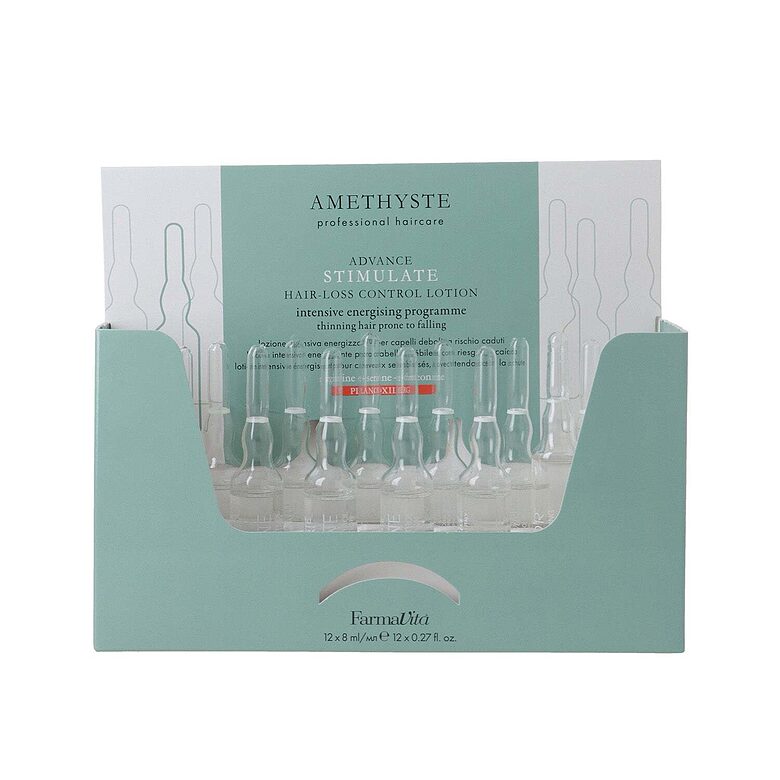 Intensīvi enerģizējošs losjons Amethyste Stimulate Farmavita 12x8ML