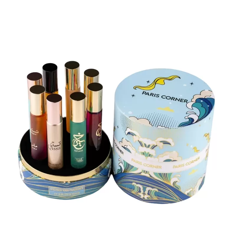 Discover Your Fragrance Eau de Parfum 8 x 15 ml by Paris Corner - Unisex Perfume - Gift Set - 120ml