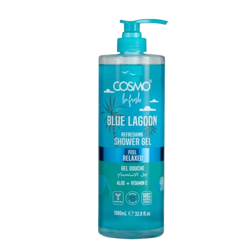 BLUE LAGOON dušas želejas no COSMO Be fresh 1000ml
