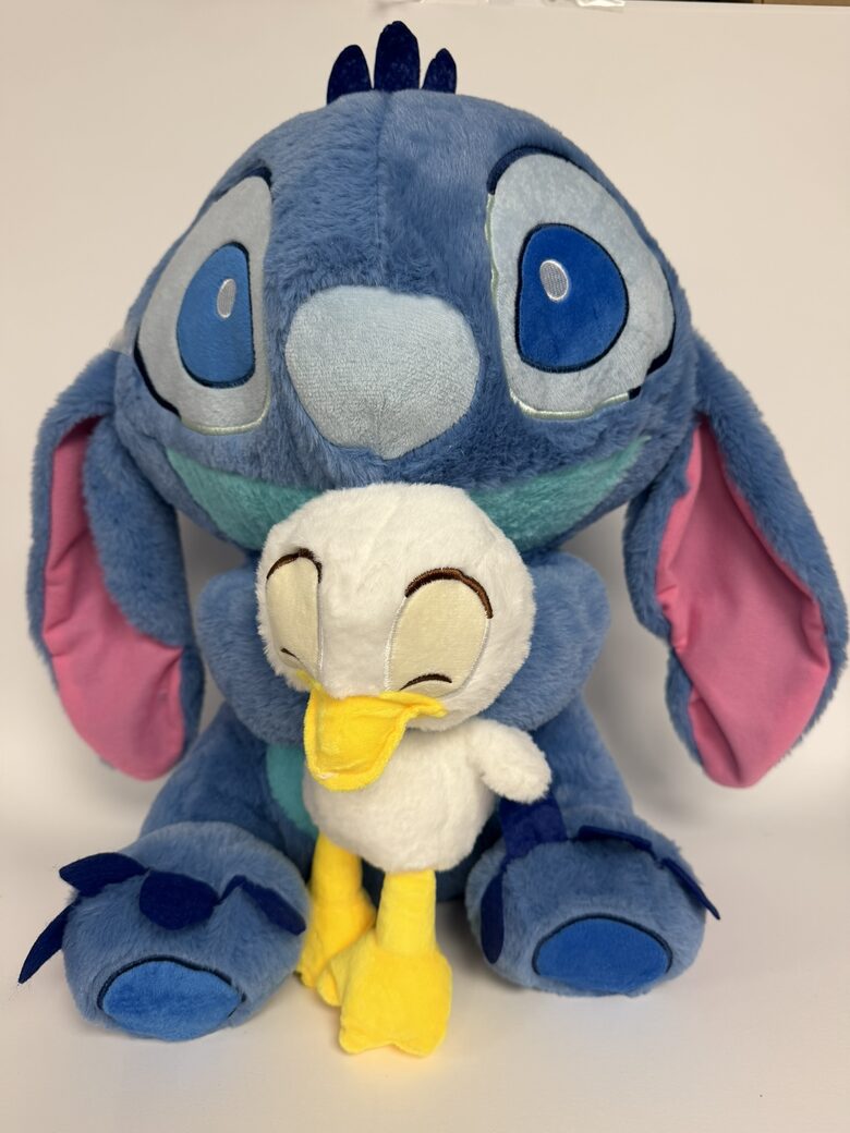 Zila Stitch mantiņa ar pīli + pleds