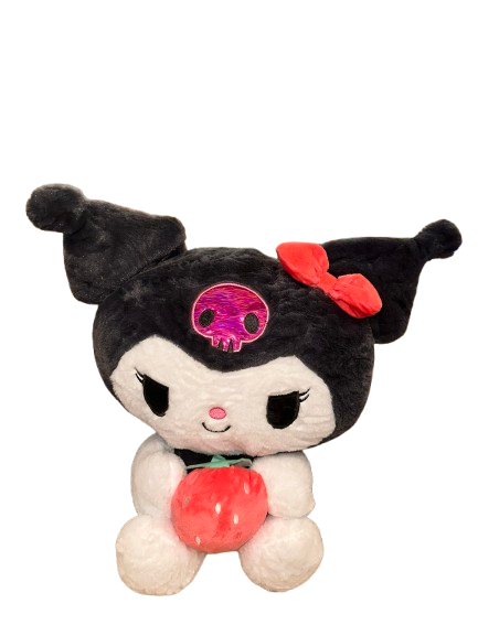 Mantiņa Monster meitenīte ar zemeni rokās