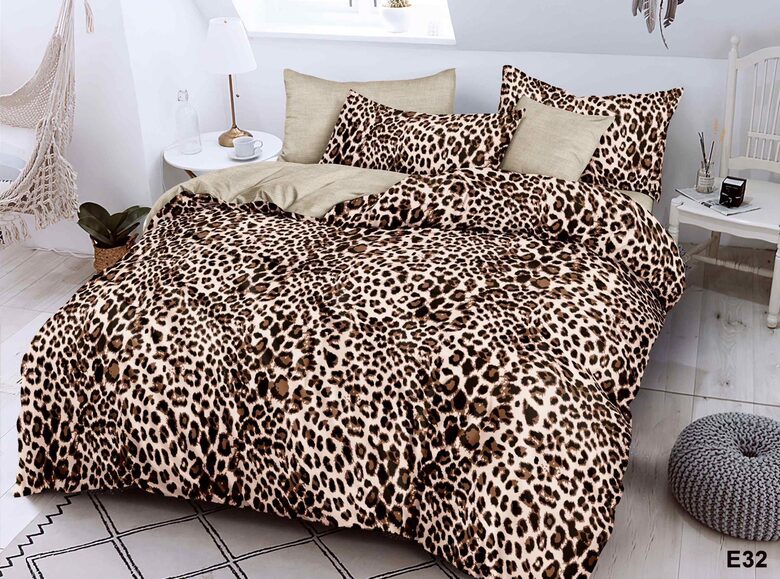 Gultasveļas komplekts ar leoparda rakstu (E32)