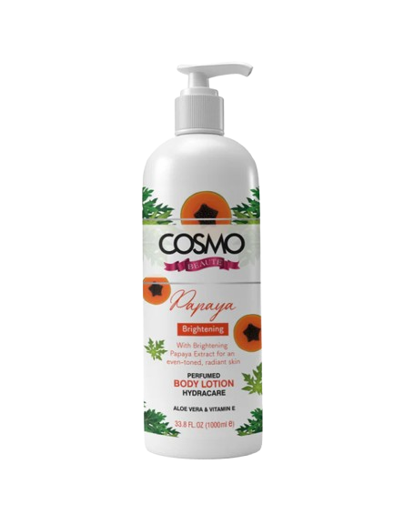 PAPAYA izgaismojošs ķermeņa losjons no COSMO 1000ml