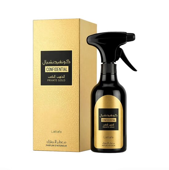 Confidential Private Gold by Lattafa Air Freshener 450ml
