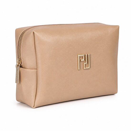GOLD COSMETIC BAG