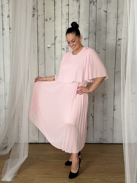 Gofrēta kleita - BABY PINK