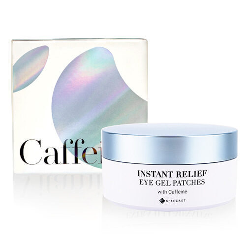 Patči ar kofeīnu pret tūsku zem acīm K-Secret Instant Relief Eye Gel Patches