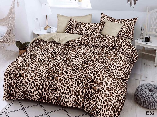 Gultasveļas komplekts ar leoparda rakstu (E32)