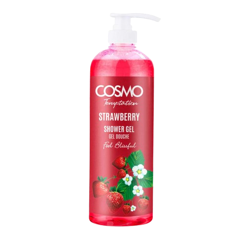 STRAWBERRY dušas želeja no COSMO Temptation 1000ml